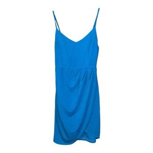 Zalalus Blue Spaghetti Strap Dress Women’s Small